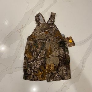 NWT - Carhartt Toddler Boys Short Overalls 3T